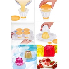 Teknotrust 4'lü Jöle-Puding-Dondurma Kabı