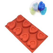 Teknotrust Kalp Şeklinde Ortası Oyuk Kalpli Silikon Kek Kalıbı