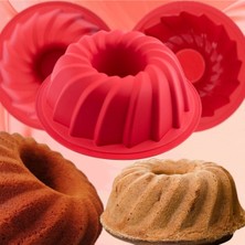 Teknotrust Silikon Burgu Desenli Kek Kalıbı