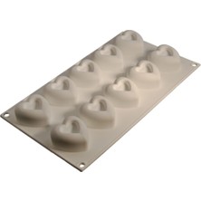 Teknotrust 10'lu Küçük Kalpler Silikon Kek Kalıbı