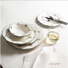 Porser Vintage Rose Fulya 24 Parça Yemek Takımı