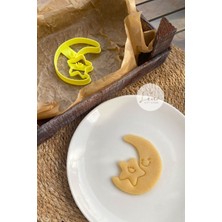 Teknotrust Mutlu Yıldızlı Ay Kurabiye Kek Şeker Kurabiye Kalıbı Ve Hamur Şekillendirici