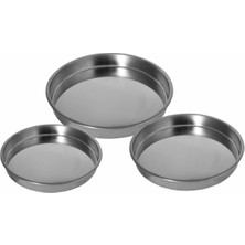 Teknotrust Fırın Tepsisi Çelik 3Pcs