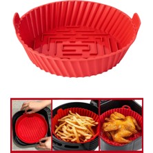 Teknotrust Airfryer Silikon Pişirme Kabı Yanmaz Yapışmaz
