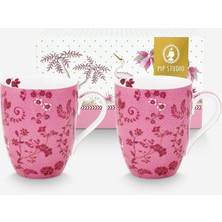 Pip Studio Jolie Beyaz Porselen Kupa Seti 350 ml