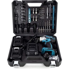 Branzeg Kömürsüz Torklu Vidalama Matkap & Full Setli Somun Sıkma 36 Volt 5000 Mah