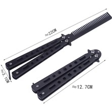 Cloody Metal Kelebek Şeklinde Çelik Tarak