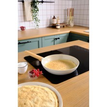 Swiss Crystal Almond Cream Indüksiyon Tabanlı Tava 24 cm