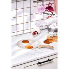 Mutfaksever Biogranit Döküm 4 Egg/pankek Tava 26 cm