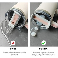 Stanley quencher uyumlu 3’lü silikon set – sızdırmaz tıpa, pipet koruyucu ve taban kılıfı