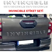 Toyota Hılux Invıncıble Etiket Seti