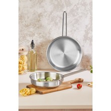 Bengü Pro Indüksiyon Tabanlı Çelik Tava 24 cm