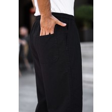 3A Moda Erkek Yazlık Keten Karışımı RAHAT Pantolon