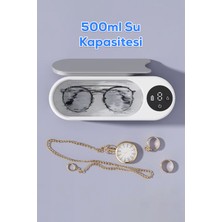 Dempower Ultrasonik Temizleyici - Mücevher Gözlük ve Küçük Eşyalar İçin Güçlü Temizlik