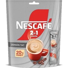 Nescafe 2 Si 1 Arada 10 gr 20 Li Paket x 4 Adet