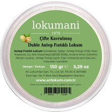 Çifte Kavrulmuş Duble Antep Fıstıklı Lokum 150 gr