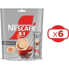 Nescafe 2 Si 1 Arada 10 gr 20 Li Paket x 6 Adet