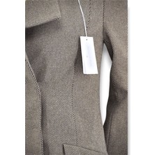 Patrizia Pepe ÇIKARILABİLİR TÜL DETAYLI 38 / M - L/40 CAMEL KRUVAZE YAKALI KAŞE PALTO KABAN