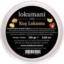 Kuş Lokumu 150 gr (Çilek - Limon - Muz - Portakal)