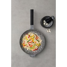 Perge Döküm Wok Tava 30 cm