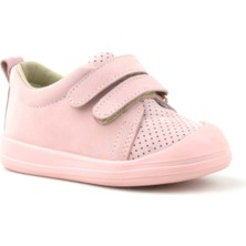 Rakerplus Sonic Hakiki Deri Pembe Cırtlı Anatomik Bebek Spor Ayakkabı Sneaker