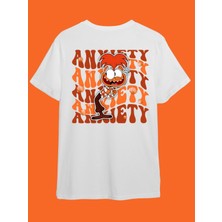 Ters Yüz Kids Ön Arka Baskılı T-Shirt