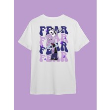 Ters Yüz Kids Ön Arka Baskılı T-Shirt