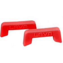 Trendy Model Tencere Kulbu - Silikon 1 Çift Kırmızı Kulp