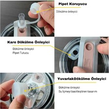 Stanley quencher uyumlu 3’lü silikon set – sızdırmaz tıpa, pipet koruyucu ve taban kılıfı