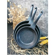 3'lü Tava Seti / Gri 20,24,28