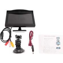 Oddities 5 Inç 800X480 Tft LCD Hd Ekran Monitör, Araba Yedekleme Kamerası/arka Görüş/dvd/medya Oynatıcı Için Çift Montaj Braketi ile (Yurt Dışından)