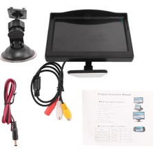 Oddities 5 Inç 800X480 Tft LCD Hd Ekran Monitör, Araba Yedekleme Kamerası/arka Görüş/dvd/medya Oynatıcı Için Çift Montaj Braketi ile (Yurt Dışından)