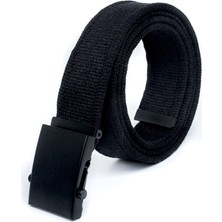 Unisex Siyah Tokalı Kolon Kemeri 4cm Siyah