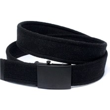 Unisex Siyah Tokalı Kolon Kemeri 4cm Siyah