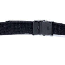 Unisex Siyah Tokalı Kolon Kemeri 4cm Siyah