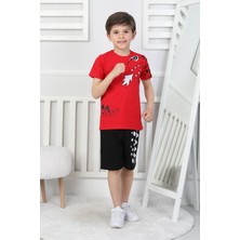 New Kids Dinozor Baskı Erkek Çocuk Takım