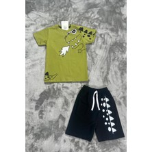 New Kids Dinozor Baskı Erkek Çocuk Takım