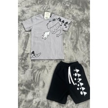 New Kids Dinozor Baskı Erkek Çocuk Takım