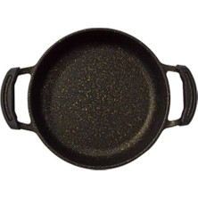 Hanımeli Döküm Yumurta Sahanı 20 Cm- Siyah
