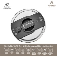Amboss Enio Matik Paslanmaz Çelik Düdüklü Tencere 4 Lt 