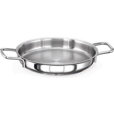 Çelik Yumurta Sahanıçift Saplı Sahan Tava 32X3 cm