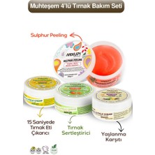 Muhteşem 4'lü Tırnak Bakımı Seti - Sulphur Peeling 300 gr - Hand & Cutıcle Butter 56 gr