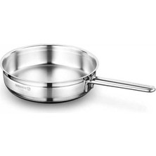 A1021 Alfa 24 cm Paslanmaz Çelik Tava