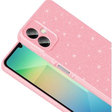Galaxy A06 Kılıf Kamera Korumalı Simli Lüks Zore Koton Kapak