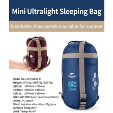 Naturehike Mini LW180 Ultra Light Uyku Tulumu Army Green - Xl - Left