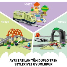 LEGO® DUPLO® Büyük İnteraktif Mahalle Treni 10428 - 3 Yaş & Üzeri Çocuklar için Eğitici Oyuncak Yapım Seti (103 Parça)