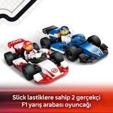 LEGO® City F1® Williams Racing ve Haas F1® Yarış Arabaları 60464 - 4 Yaş & Üzeri Çocuklar için Yaratıcı Oyuncak Yapım Seti (92 P)
