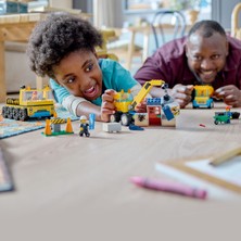LEGO® City İnşaat Kamyonları ve Yıkım Gülleli Vinç 60391 - 4 Yaş & Üzeri Çocuklar için Yaratıcı Oyuncak Yapım Seti (235 Parça)