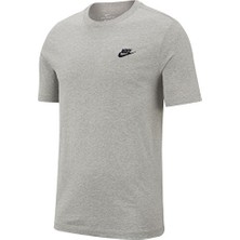Nike M Nsw Club Tee Erkek Günlük Tişört AR4997-064 Gri