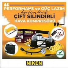 Hava Kompresörü Metal Çift Silindir 11